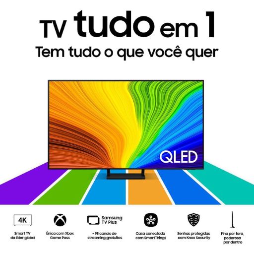 14 Melhores TVs de 55 Polegadas em 2026: O Guia Definitivo da Era da Inteligência Artificial 7 A Samsung QLED Q70D de 55" é uma Smart TV 4K intermediária focada em oferecer alta fluidez para jogos e cores vibrantes via pontos quânticos. O modelo destaca-se pelo painel de 120Hz nativos, ideal para consoles de nova geração.