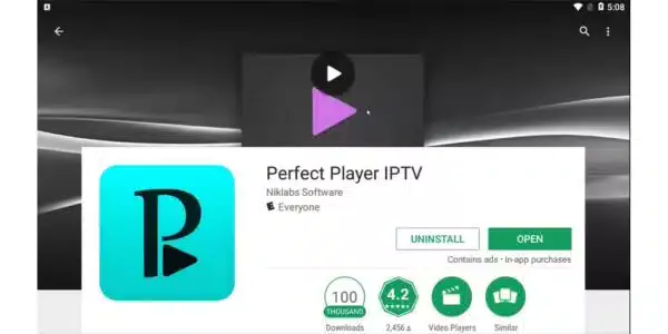 Com uma interface que simula as antigas set-top boxes, o Perfect Player é fácil de usar e suporta diversos formatos de lista M3U.