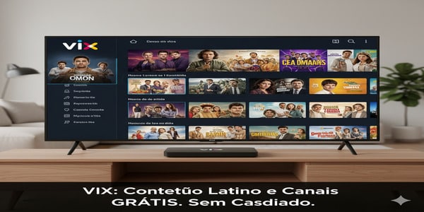 vix app para tv com fimes series e canais