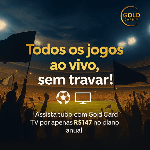15 Melhores Apps para Assistir Futebol ao Vivo (Grátis e Pagos) 1 Imagem ilustra Benefícios do GoldCard TV