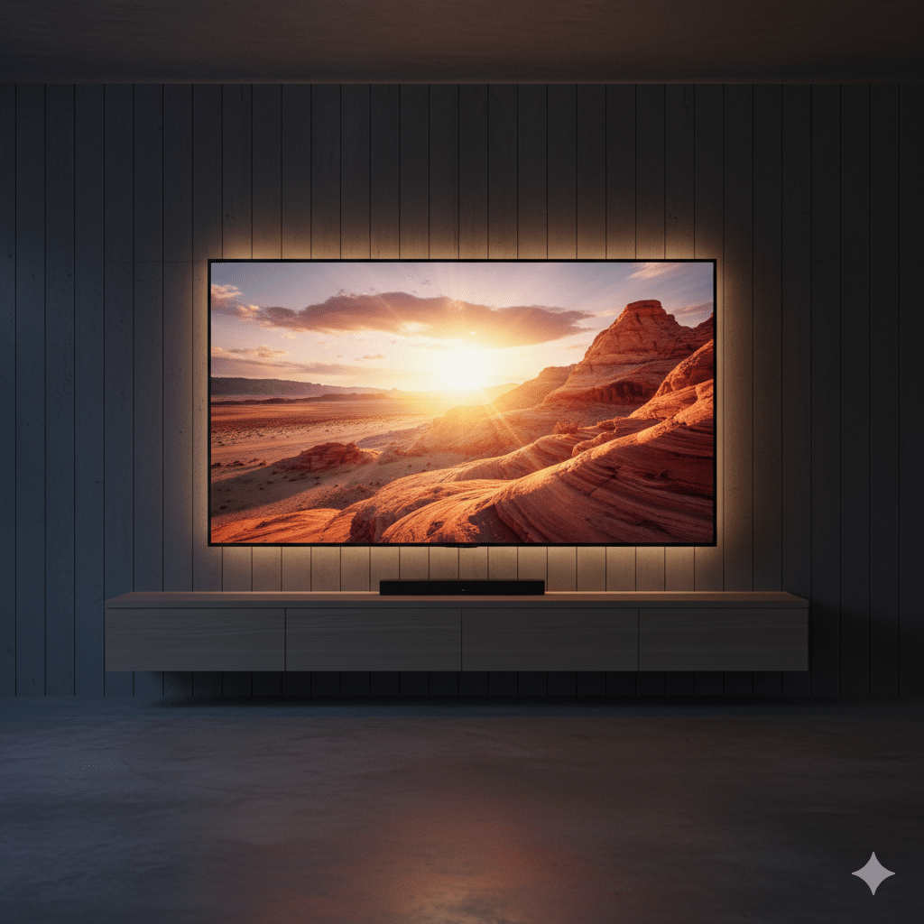Embora o OLED ofereça o melhor contraste, o QLED de alto nível (Mini LED) da Samsung é a escolha ideal para ambientes extremamente iluminados.9

O QN90D destaca-se pelo brilho e pela nitidez excepcionais.3

Adicionalmente, o ecossistema Tizen da Samsung é robusto e oferece recursos como o Gaming Hub 2, o que mantém a marca relevante como competidora OLED.